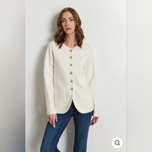 NWOT LINE RHETT PEPLUM SWEATER  JACKET  SZ L